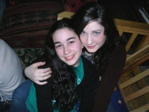 Me and my roommate Ari in High School. I was probably drunk. And it was probably 5 a.m.